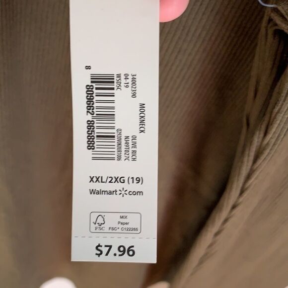 New No Boundaries green ribbed high neck top - Picture 2 of 6